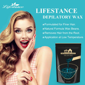 Lifestance wax application with spatula showing easy spread benefit