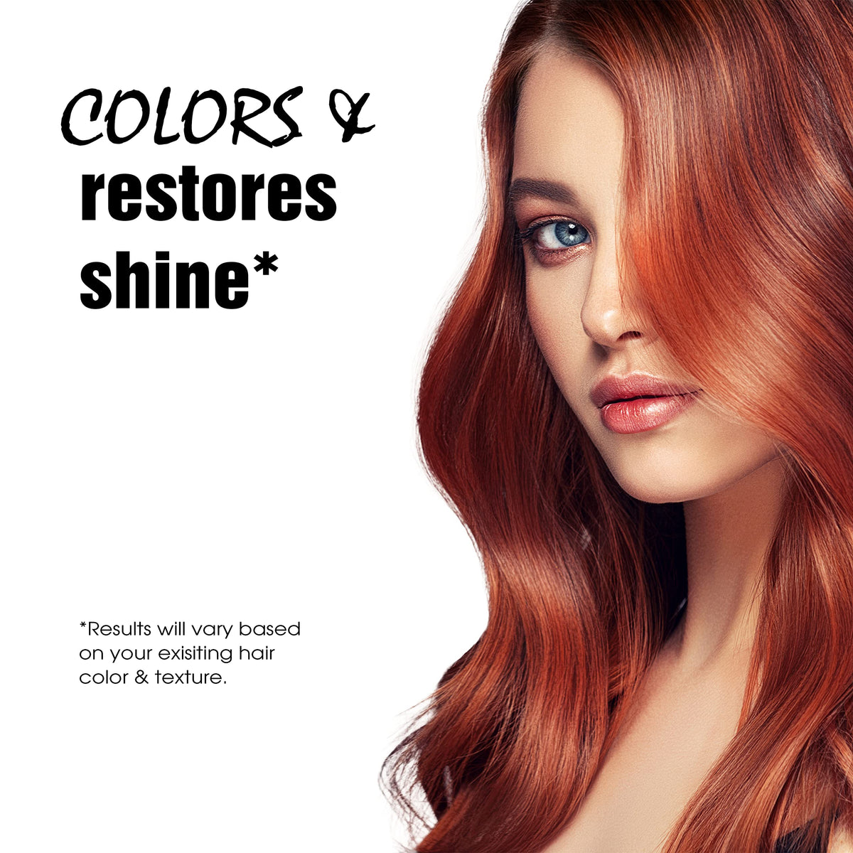 After using Light Mountain henna hair appears shiny and conditioned, showing rich red tone