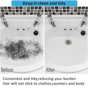 Likeny beard bib folded flat for storage, compact and travel-friendly benefit