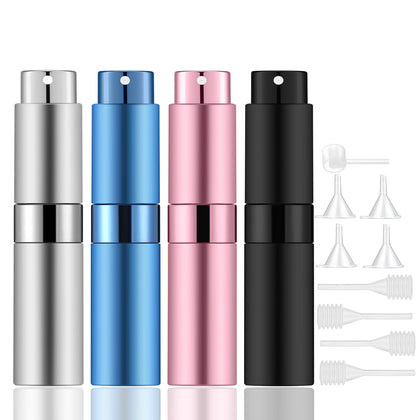 Lil Ray front view of four-color atomizer pack showing compact travel benefit