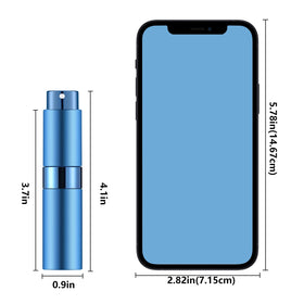 Lil Ray held in hand for scale showing pocket-friendly travel capacity