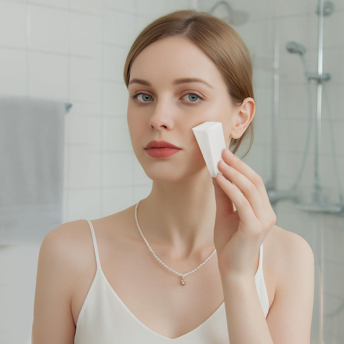 LILAC sharp wedge corner detail ideal for precise application near eyes and nose