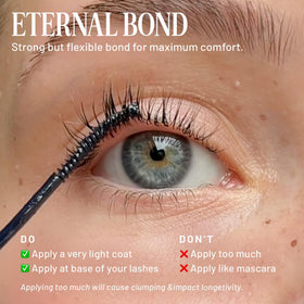 Lilac St black-dry line on skin demonstrating eyeliner-like finish and neatness