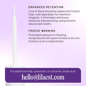 Lilac St clear glue texture on a spatula showing smooth, tacky consistency