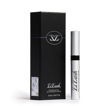 LiLash front packaging showing 2mL tube and branding for long lashes
