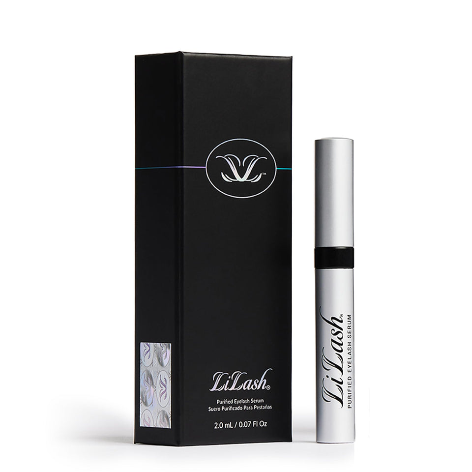 LiLash front packaging showing 2mL tube and branding for long lashes