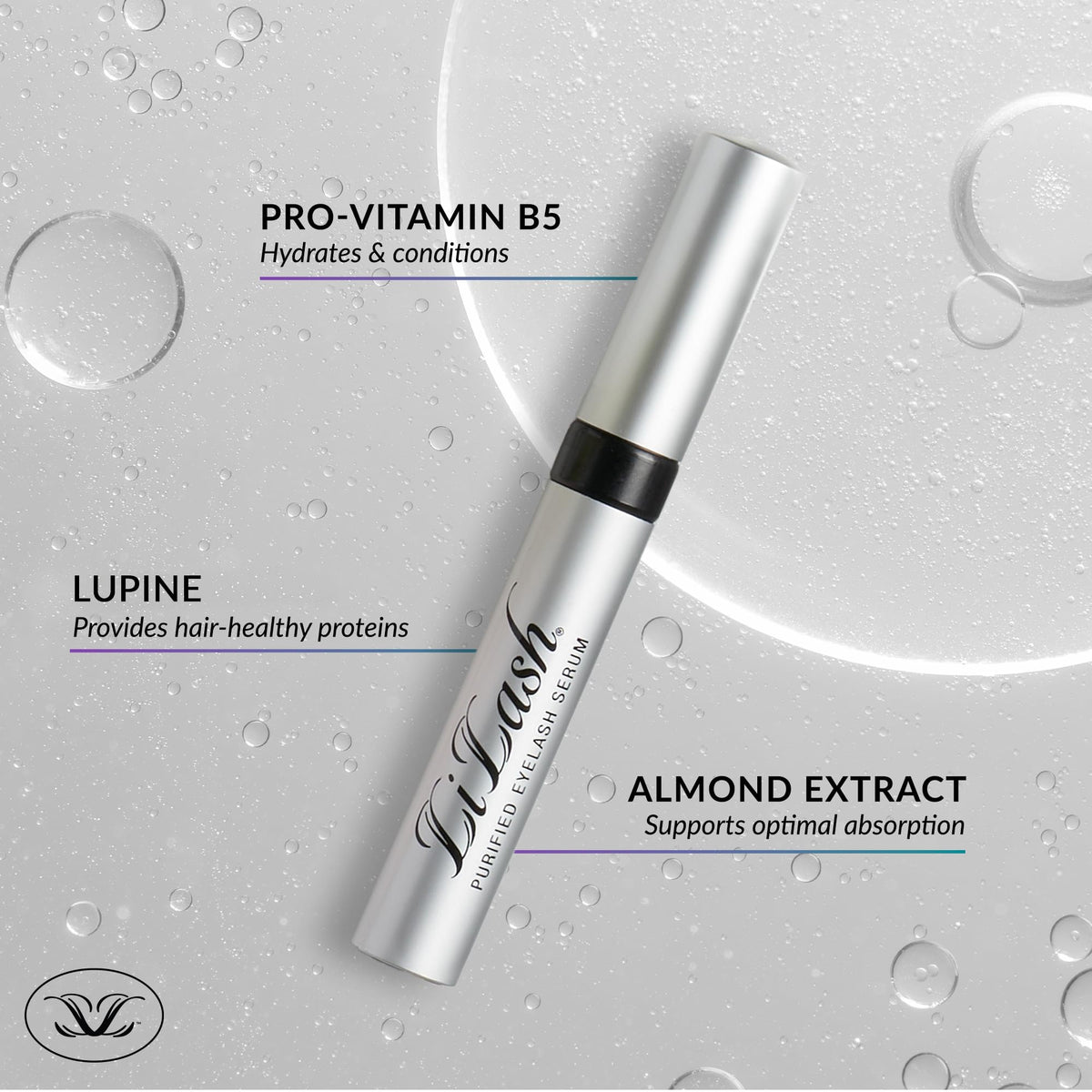 LiLash applied along upper lid illustrating safe, effective daily use