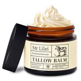 Lilei Beauty jar front view showing label and compact travel size benefit