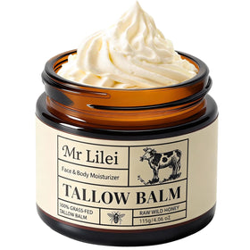 Lilei Beauty front jar view showing clean packaging and moisturizing benefits