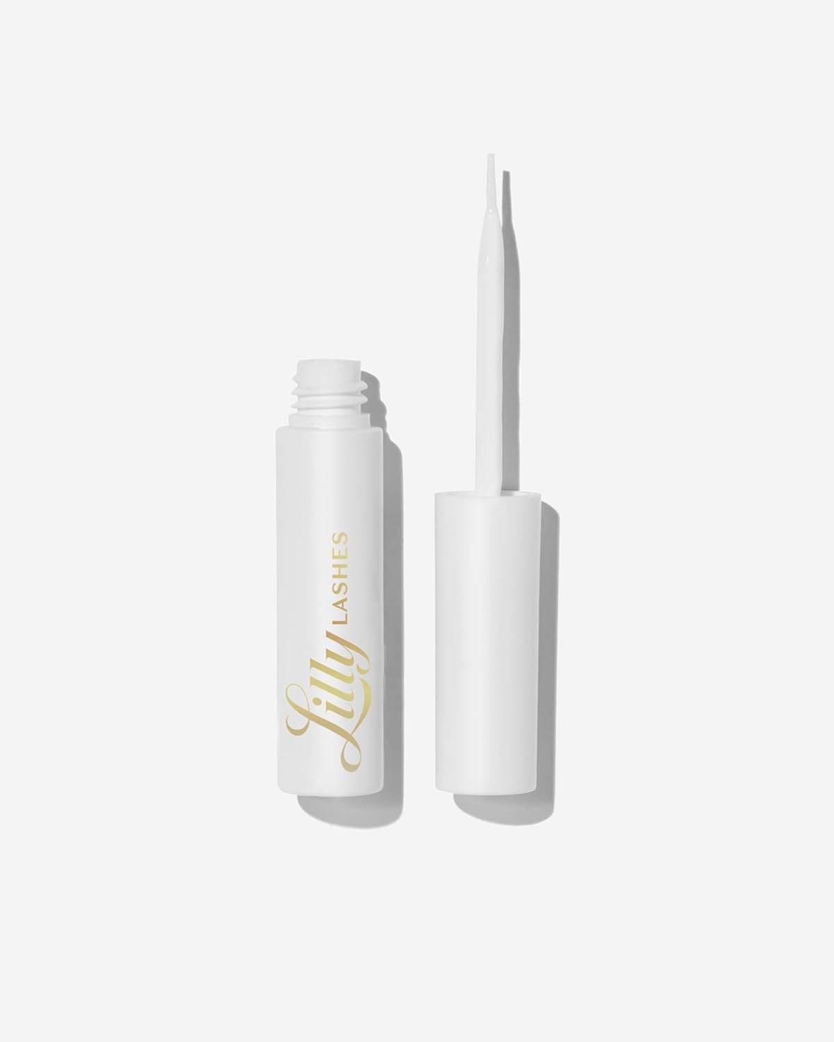 Lilly Lashes front packaging showing clear glue for invisible lash bands