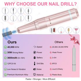 Lilonthy pink and blue color options offering aesthetic choice