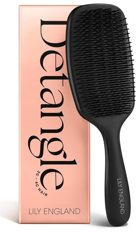 Lily England brush front view highlighting ergonomic grip and compact design