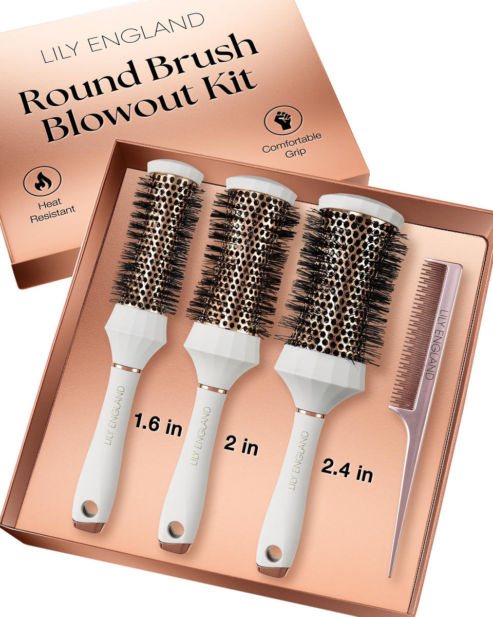 Lily England front packaging showing the full 4-piece kit and gift-ready box benefits