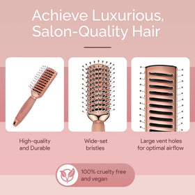 Lily England large vent holes close-up for faster blow-drying airflow