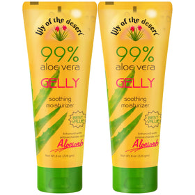 Lily Of The Desert front label showing product benefits and volume