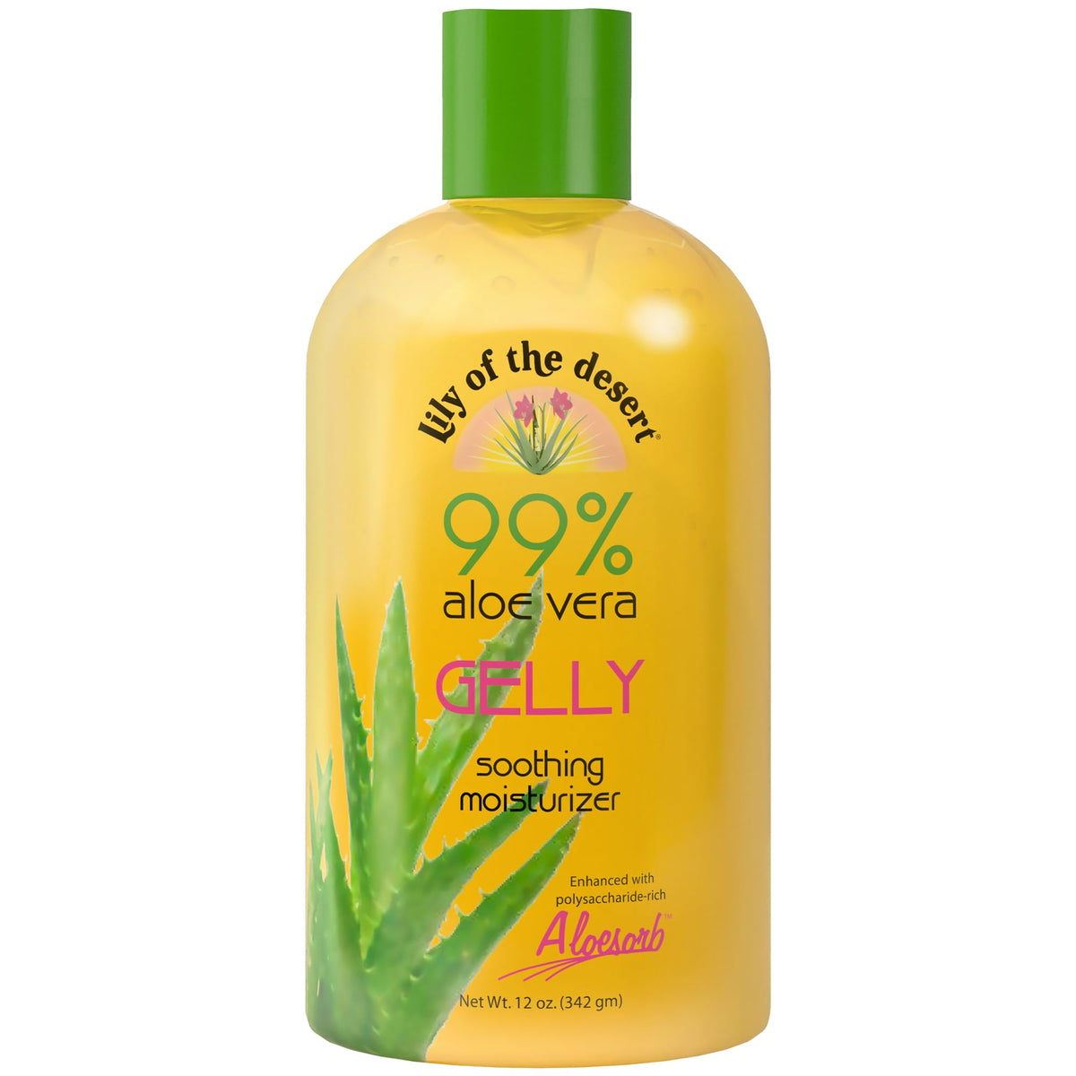 Lily Of The Desert front packaging showing bottle and label benefits