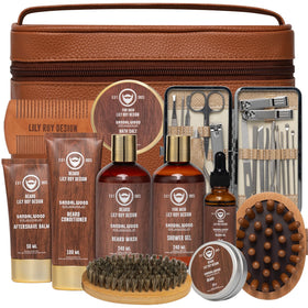 LILY ROY front packaging view showing full 30-piece set and luxury presentation