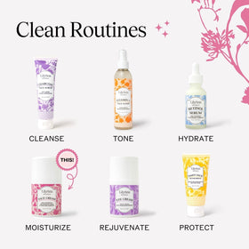 LilyAna Naturals label close-up showing clean-ingredient claims