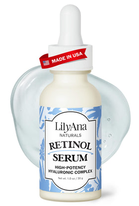 LilyAna Naturals front packaging showing elegant bottle and label benefit