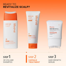 lilyeve placed on bathroom shelf conveying professional Korean scalp care