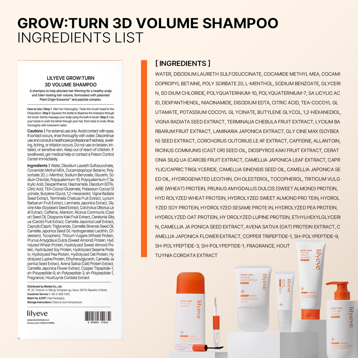 lilyeve bottle beside botanicals showing natural formulation benefit