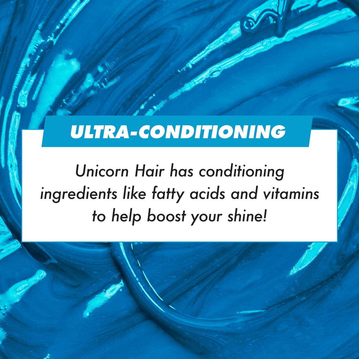 Lime Crime close-up on shiny conditioned hair showcasing added moisture and shine