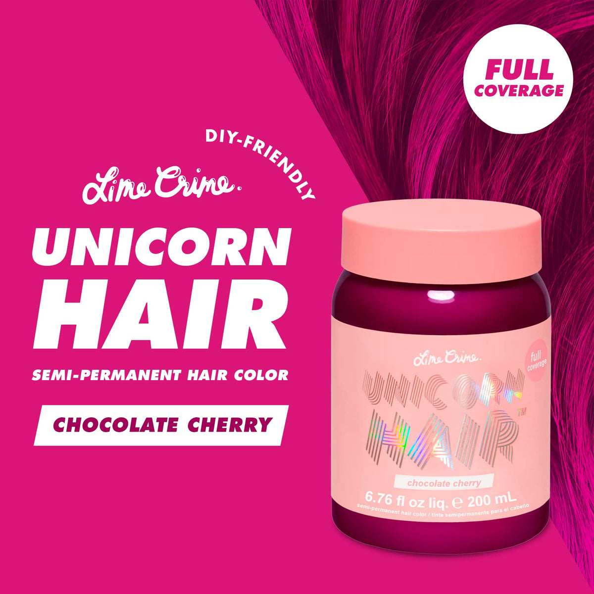 Lime Crime close-up of dye texture highlighting creamy conditioning benefits