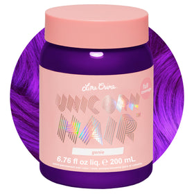 Lime Crime Genie front package showing deep violet color and benefits