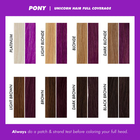 Lime Crime Pony bottle label detail showing ingredient claims and vegan benefit
