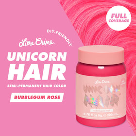 Lime Crime dye texture close-up, creamy formula that conditions hair