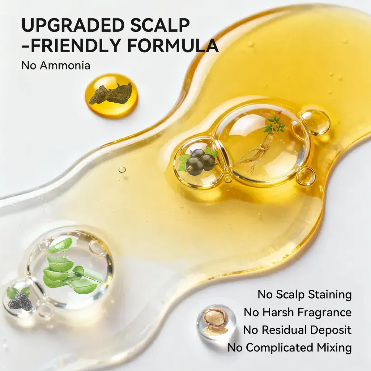 Limer applied to dry hair in hands showing beginner-friendly use