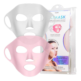 Lindo Silimask front view showing full coverage and tidy mask application benefit