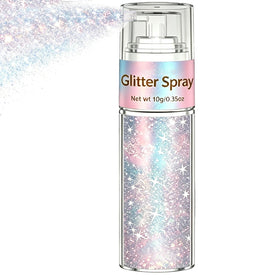 Lingyun front packaging showing bottle and holographic glitter, bright effect