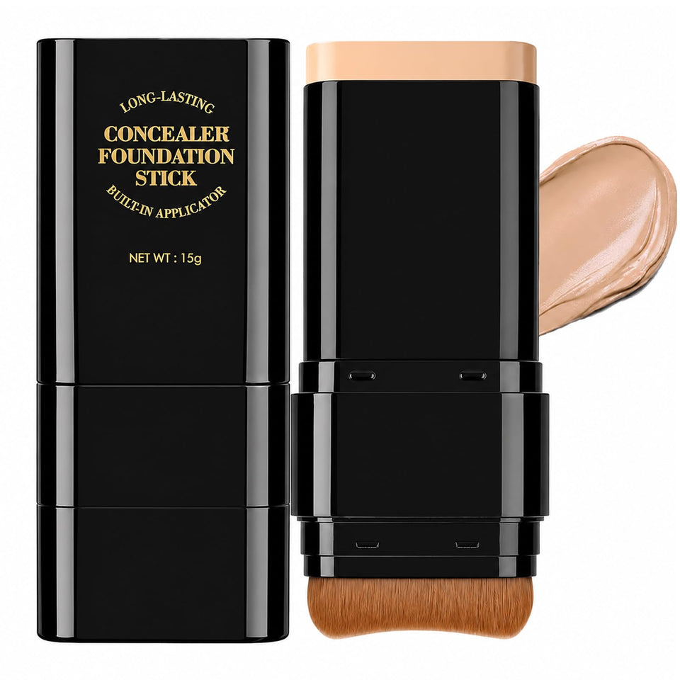 Lingyun front view of foundation stick showing clean packaging and ease of use