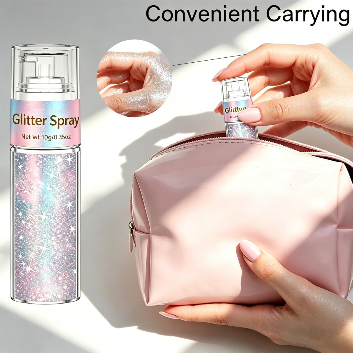 Lingyun product label close-up showing cosmetic-grade ingredients and instructions