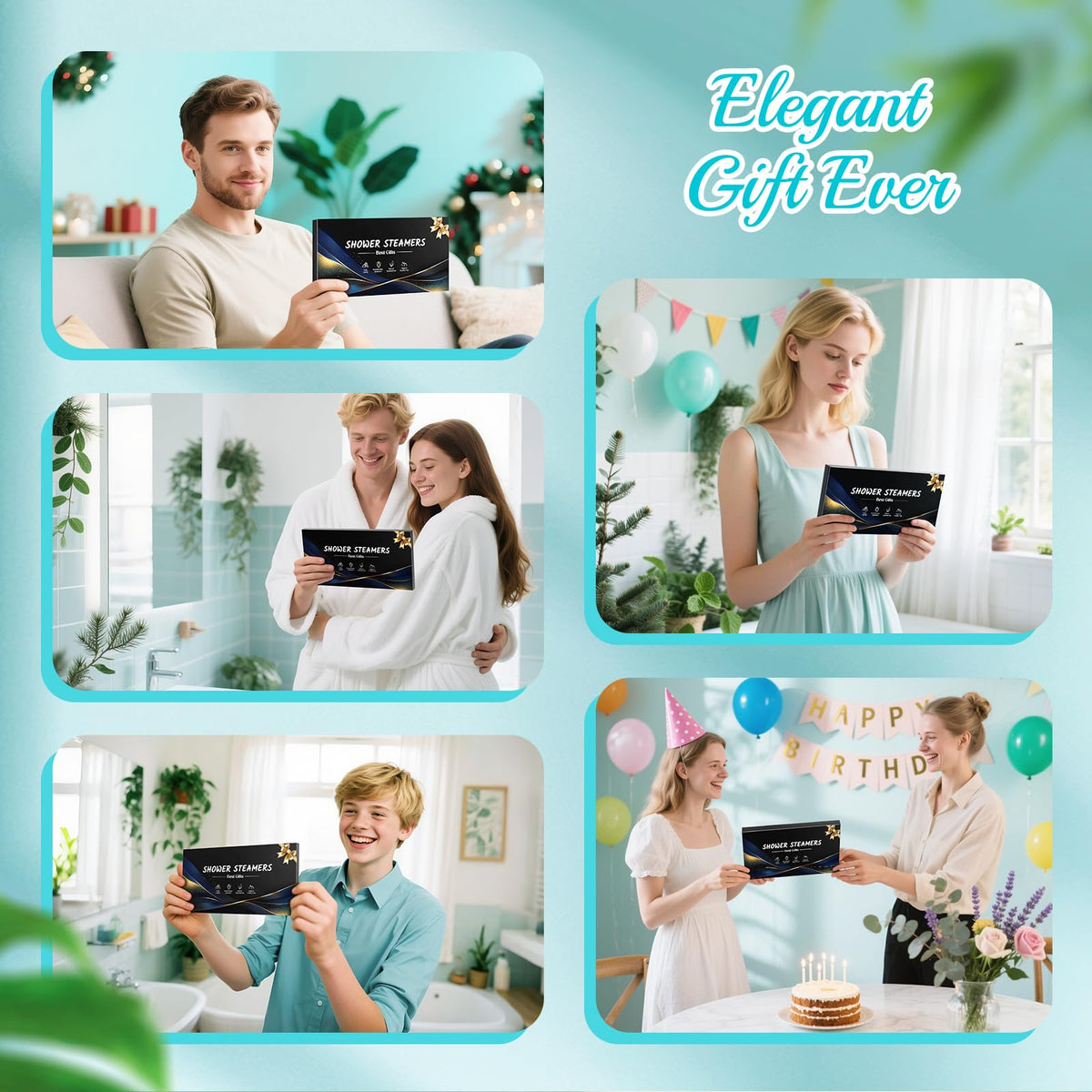 Linkax lifestyle bathroom scene, morning ritual that boosts focus and calm