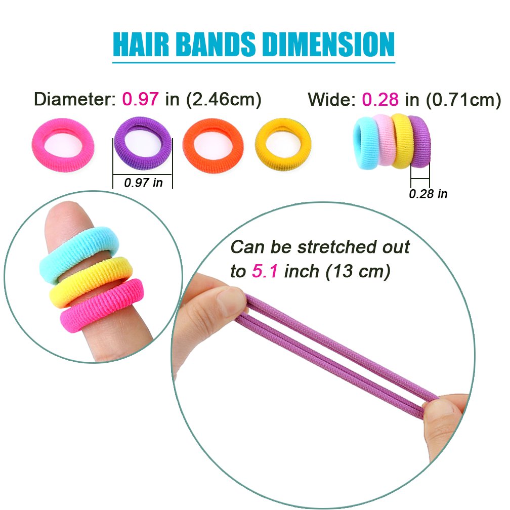 Lintopos hair tie next to a coin showing small size and portable benefit