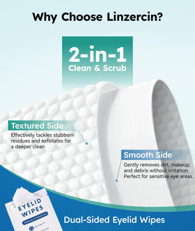 linzercin lint-free wipe texture close-up showing soft fibers and gentle clean