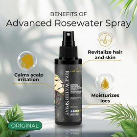 Lion Locs close-up nozzle spraying fine mist for even application