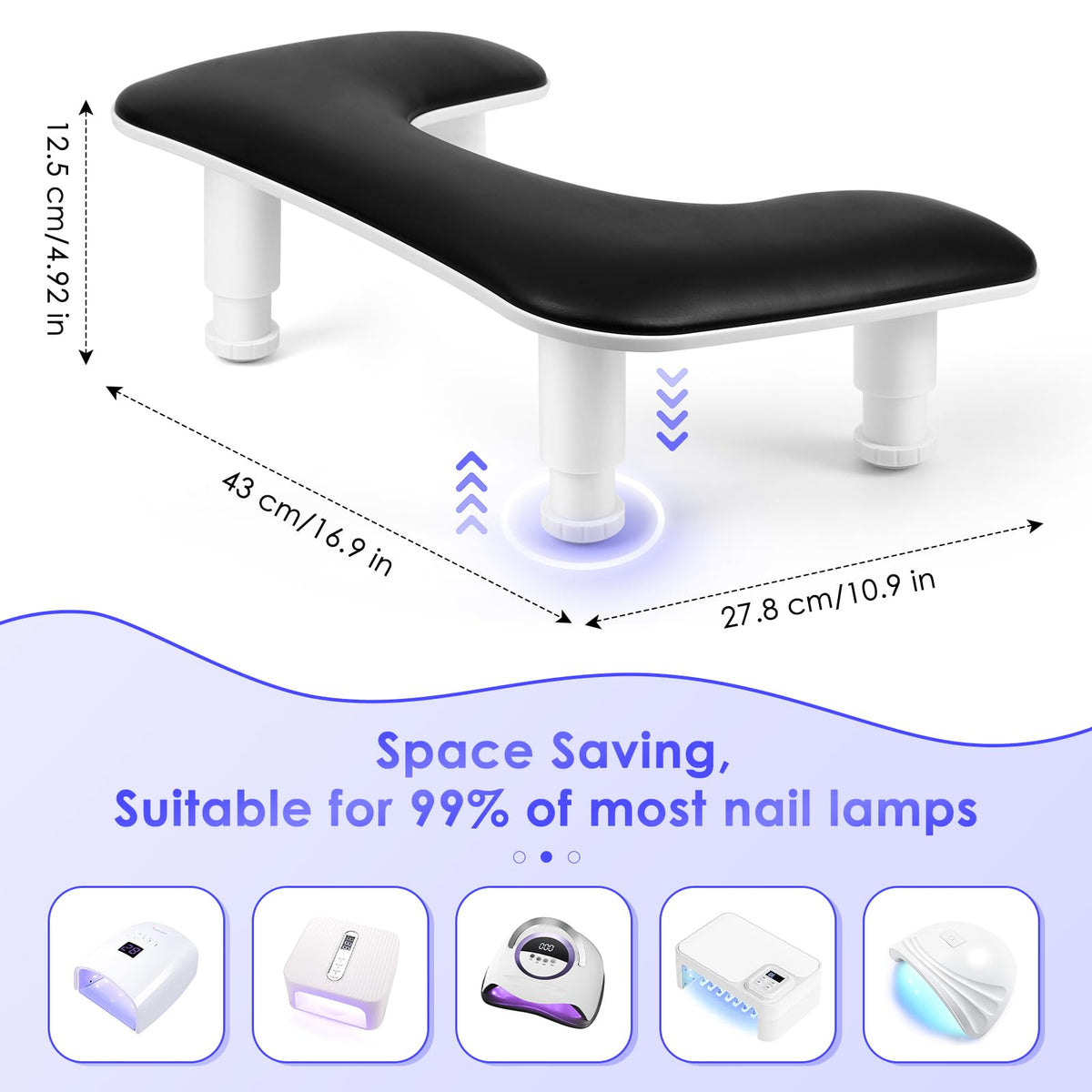 LIONVISON detachable arm rest folded for storage showing portable convenience benefit