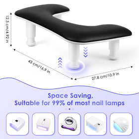 LIONVISON detachable arm rest folded for storage showing portable convenience benefit