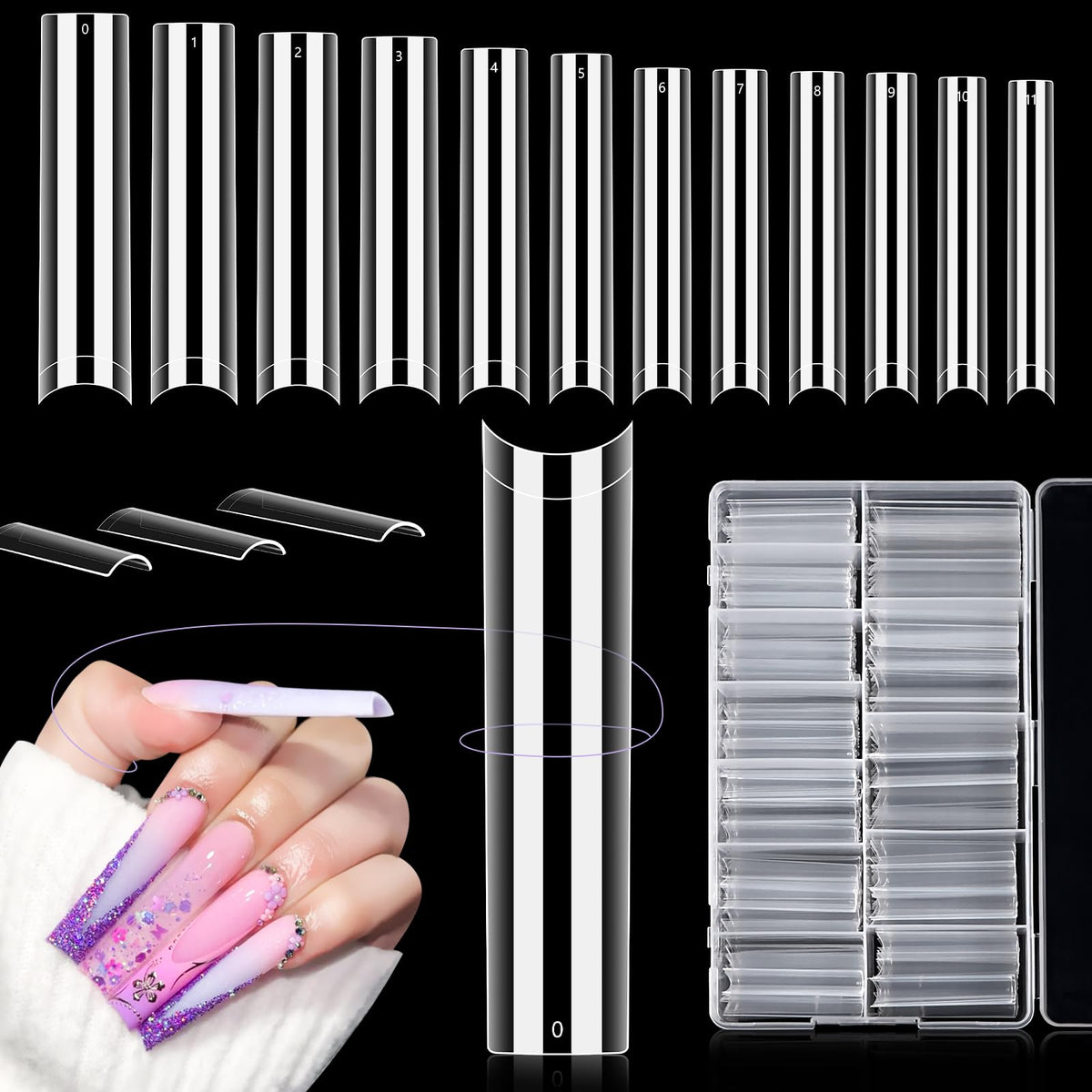 LIONVISON front packaging showing 504pcs set and included sizes benefits quick selection