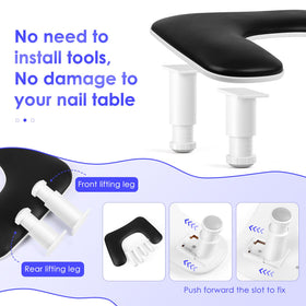 LIONVISON height adjustment mechanism demonstrating customizable ergonomic benefit