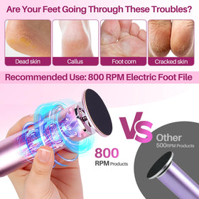 LIONVISON in use on heel demonstrating fast callus reduction benefit