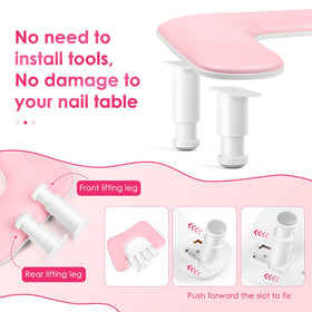 LIONVISON non-slip pad underside detail preventing table slips