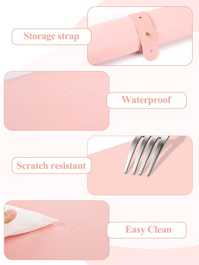 LIONVISON mat rolled with strap for compact storage and portability