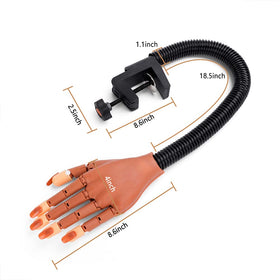 LIONVISON hand next to a real hand for size comparison and realistic feel