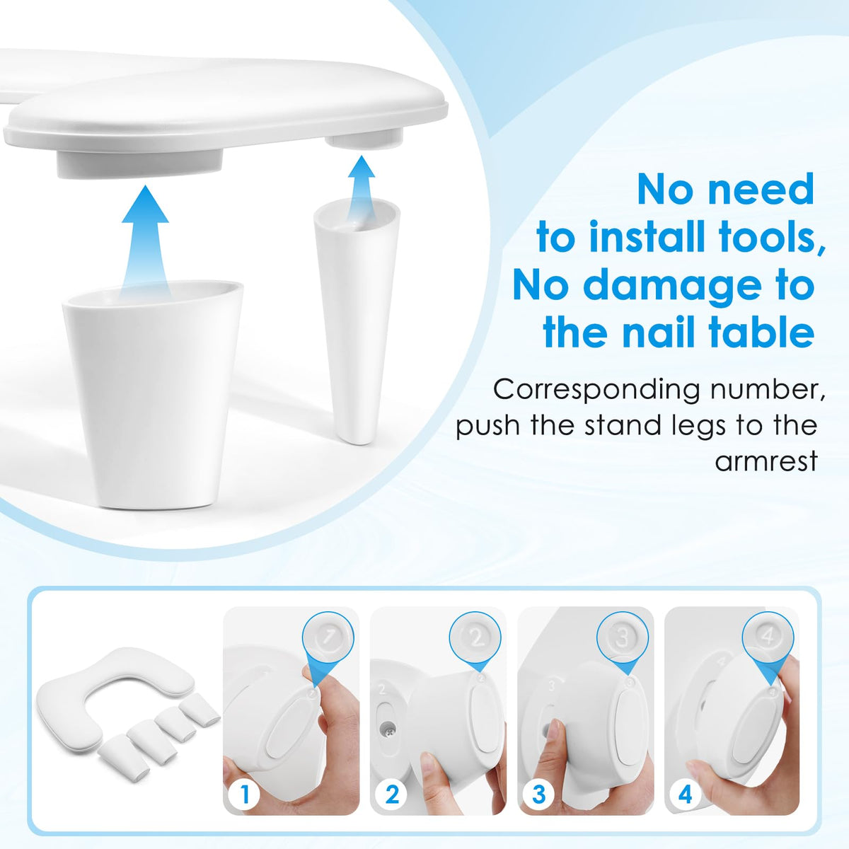 LIONVISON side angle highlighting 15° tilt for ergonomic wrist support