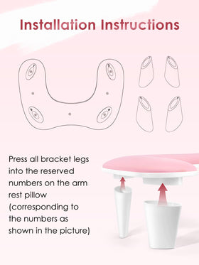 LIONVISON arm rest displayed with manicure LED lamp illustrating workspace compatibility