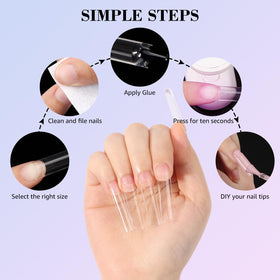 LIONVISON tips with polish and nail art showcasing creative design possibilities